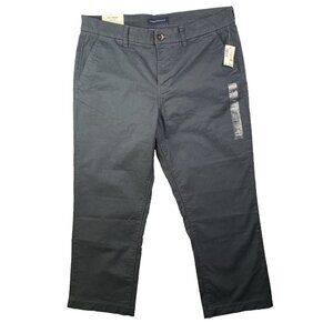 Aeropostale Chinos Men's Size 34x24 Flat Slim Straight Navy Blue Casual NWT $50‎